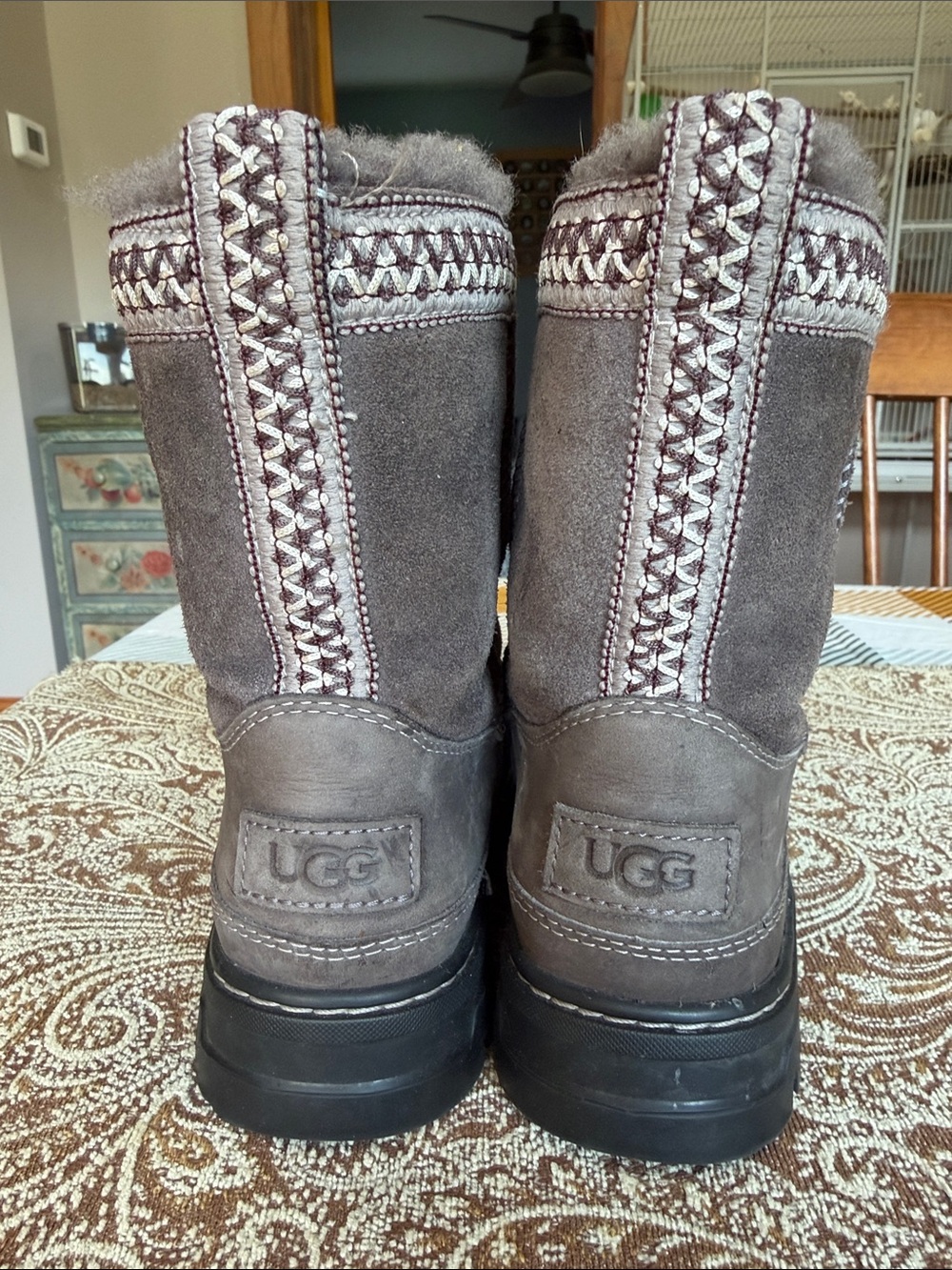 UGG Boots Girls Size 1 Brown